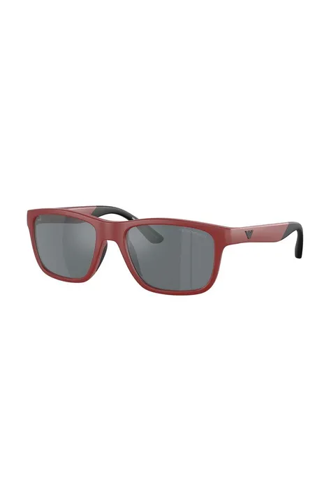 Детские солнцезащитные очки Emporio Armani цвет красный 0EK4002