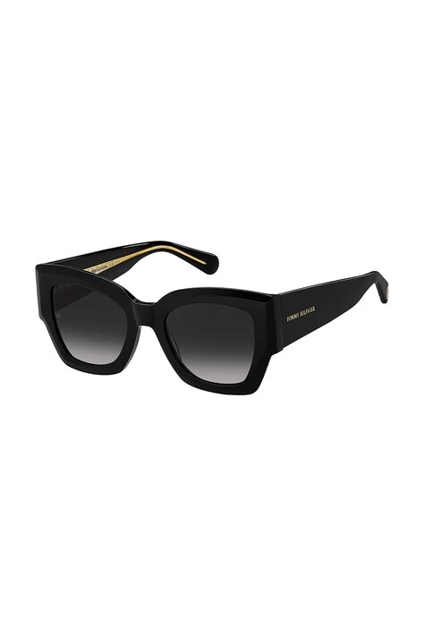 Tommy Hilfiger ochelari de soare femei, culoarea negru