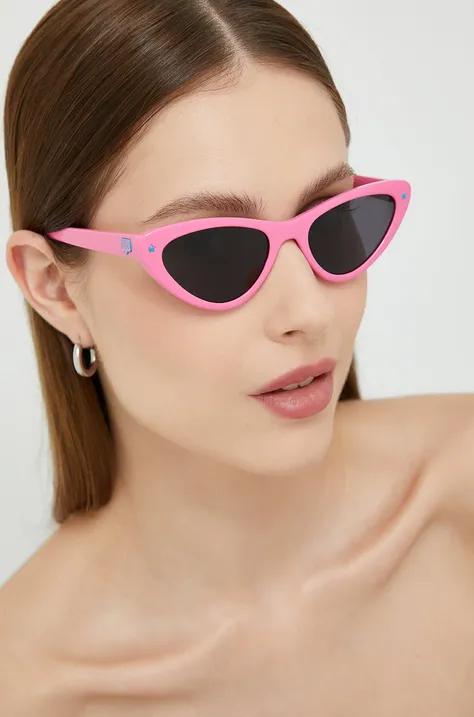 Sunčane naočale Chiara Ferragni za žene, boja: ružičasta