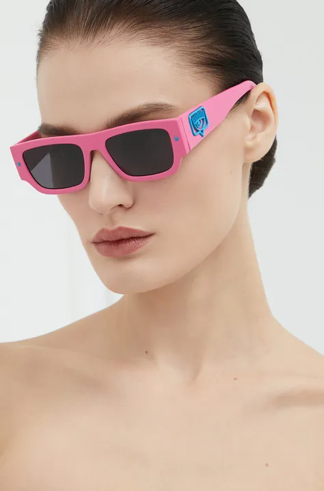 Солнцезащитные очки Chiara Ferragni женские цвет розовый