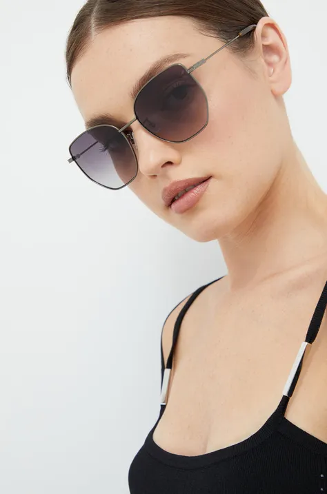 MCQ okulary przeciwsłoneczne damskie kolor czarny