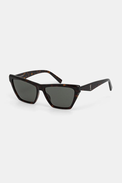 Saint Laurent okulary przeciwsłoneczne damskie kolor bordowy SL M103