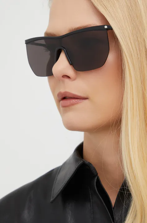 Сонцезахисні окуляри Saint Laurent жіночі колір чорний