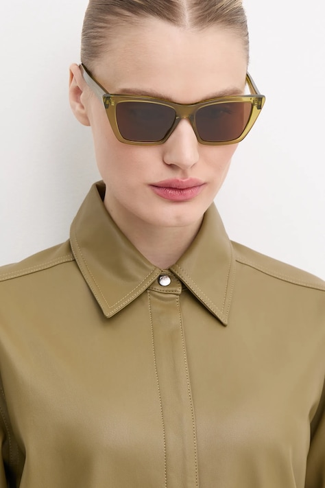 Γυαλιά ηλίου Saint Laurent χρώμα: πράσινο