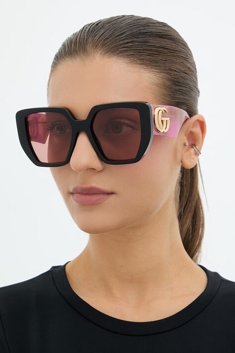 Gucci hranaté sluneční brýle dámské černé GG0956S