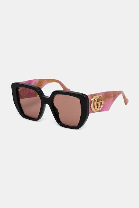 Gucci okulary przeciwsłoneczne kwadratowe damskie czarne GG0956S