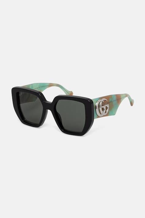 Gucci okulary przeciwsłoneczne kwadratowe damskie czarne GG0956S