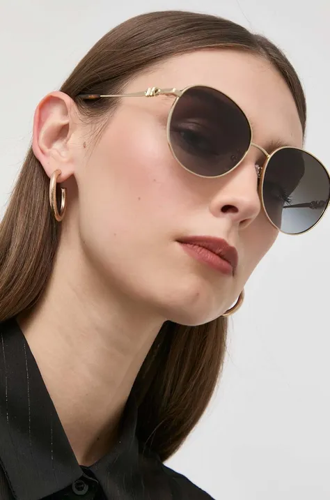 Michael Kors okulary przeciwsłoneczne ALPINE damskie kolor czarny 0MK1119