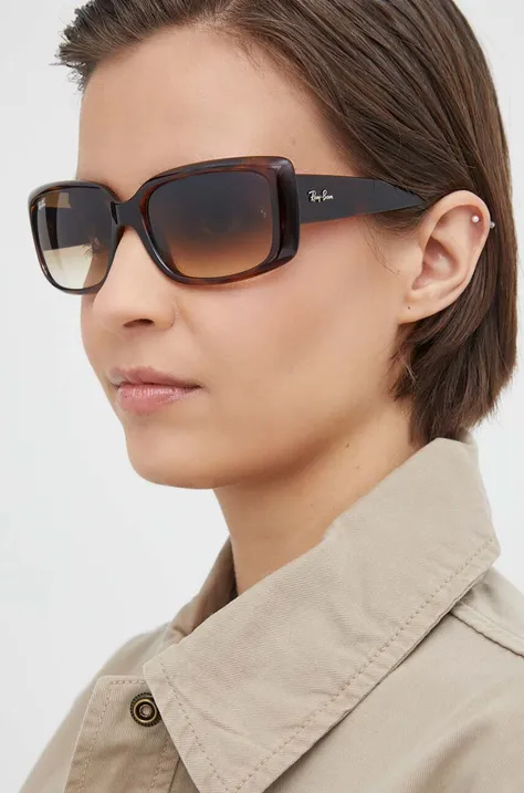 Солнцезащитные очки Ray-Ban женские цвет коричневый