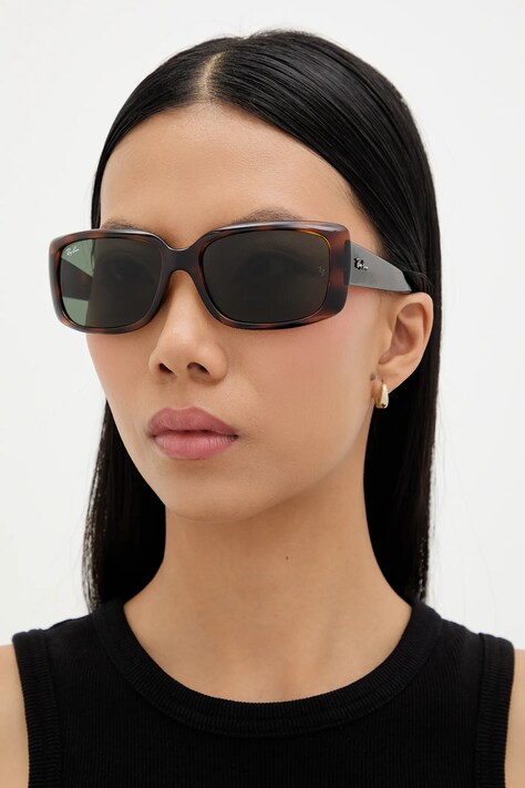 Солнцезащитные очки Ray-Ban RB4389 женские цвет коричневый