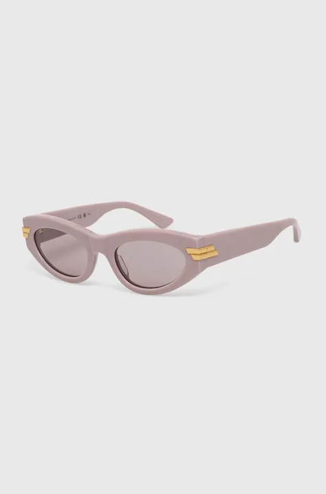 Sunčane naočale Bottega Veneta za žene, boja: ružičasta
