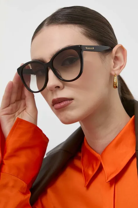 Sunčane naočale Gucci GG1171SK za žene, boja: smeđa