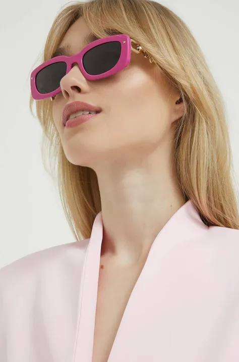 Солнцезащитные очки Chiara Ferragni женские цвет розовый