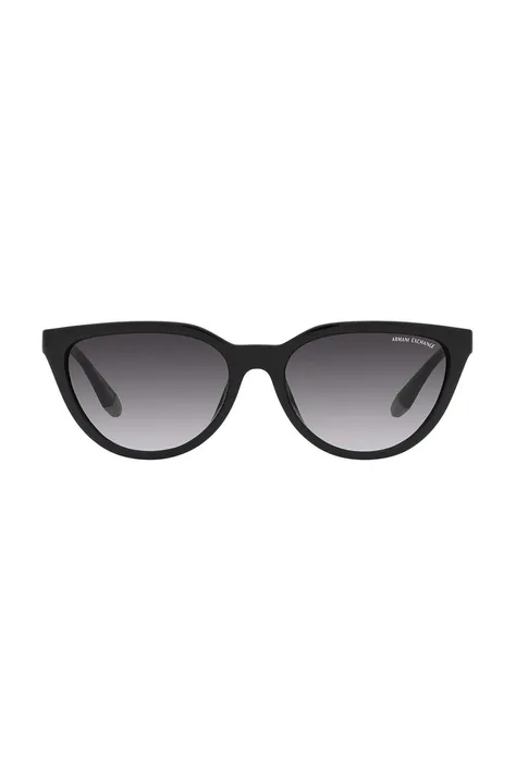 Sončna očala Armani Exchange ženski, črna barva
