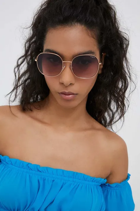 VOGUE okulary przeciwsłoneczne damskie kolor beżowy