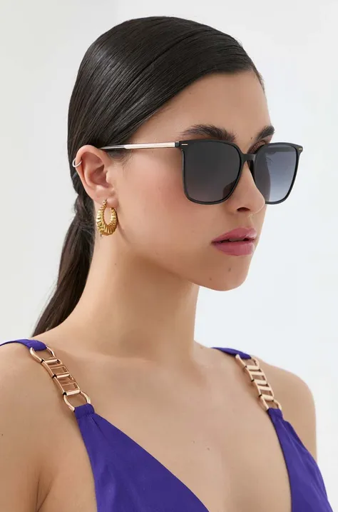 Sunčane naočale BOSS za žene, boja: crna