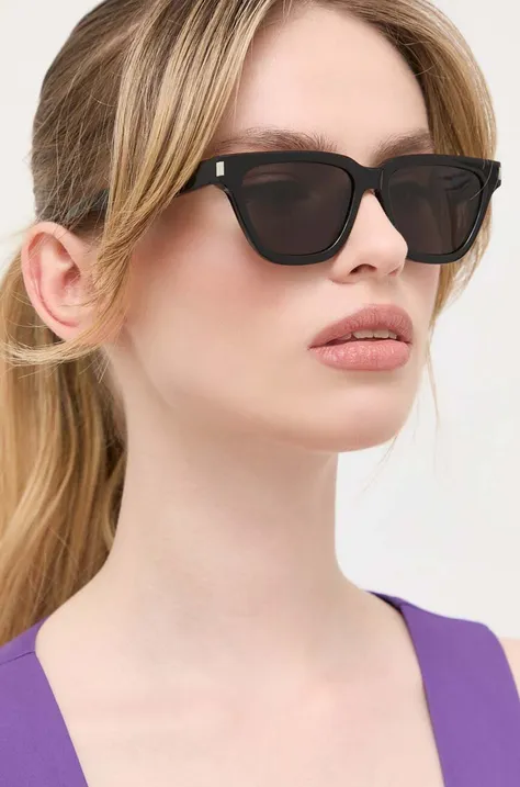 Sončna očala Saint Laurent ženski, črna barva