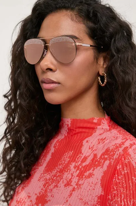 Солнцезащитные очки Michael Kors женские цвет розовый