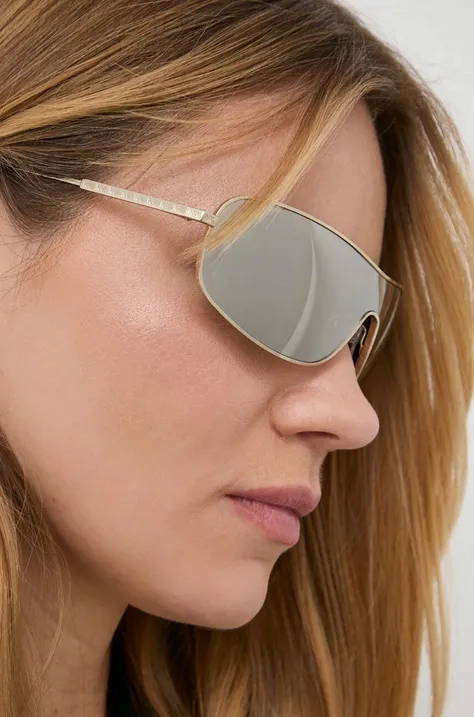 Сонцезахисні окуляри Michael Kors жіночі колір срібний