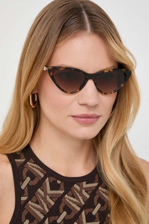 Michael Kors ochelari de soare femei, culoarea maro