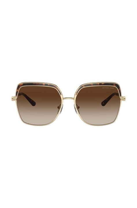 Slnečné okuliare Michael Kors GREENPOINT dámske, zlatá farba, 0MK1141