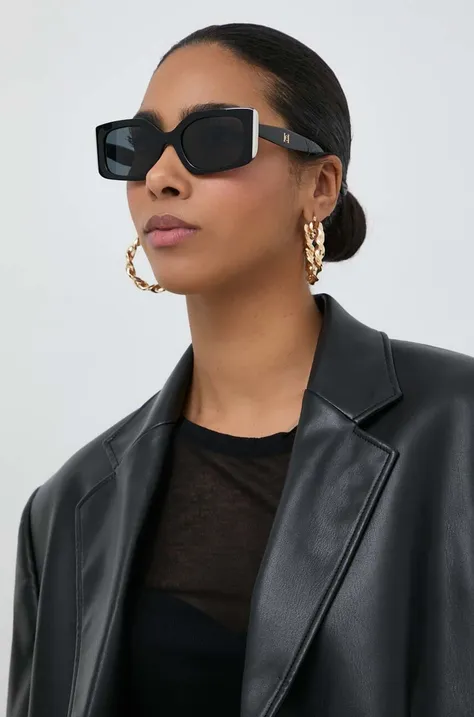 Carolina Herrera ochelari de soare femei, culoarea negru