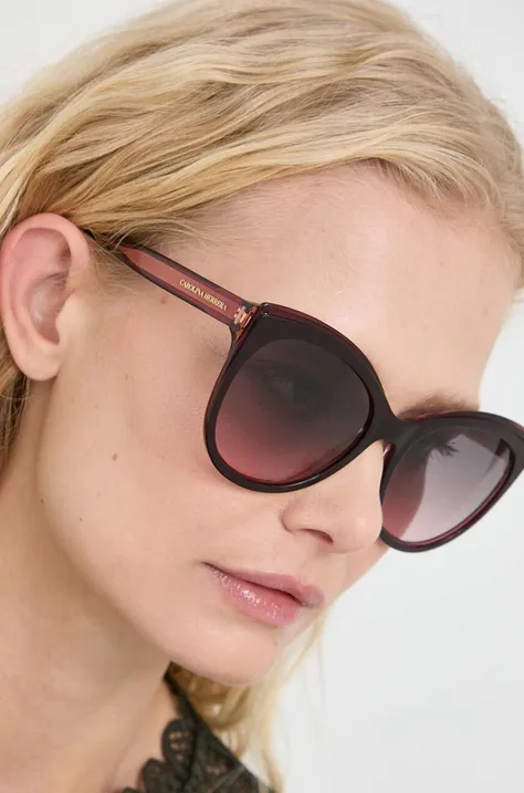 Sunčane naočale Carolina Herrera za žene, boja: smeđa