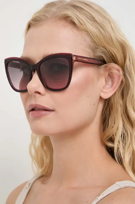 Carolina Herrera okulary przeciwsłoneczne damskie kolor czerwony HER 0188/S