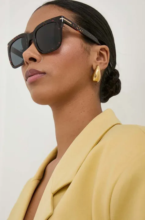 Sunčane naočale BOSS za žene, boja: smeđa