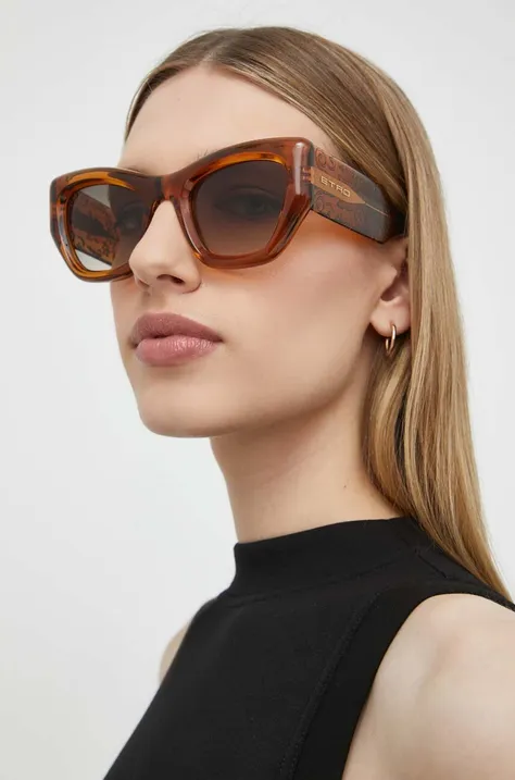 Солнцезащитные очки Etro женские цвет оранжевый