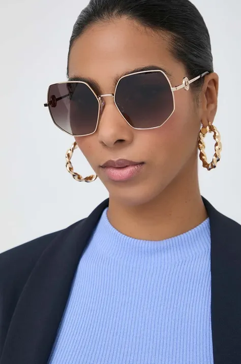 Солнцезащитные очки Marc Jacobs женские цвет коричневый