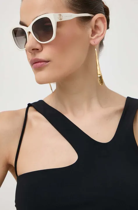 Slnečné okuliare Marc Jacobs dámske, biela farba, MARC 732/S