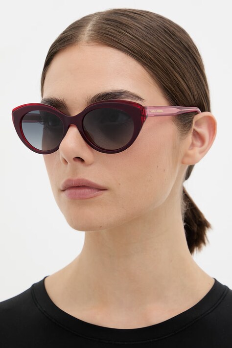 Carolina Herrera okulary przeciwsłoneczne damskie bordowe HER 0250 S