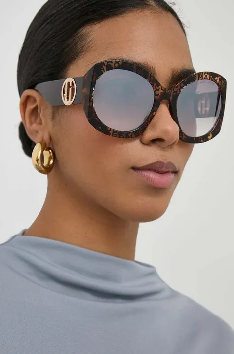 Сонцезахисні окуляри Marc Jacobs жіночі колір коричневий