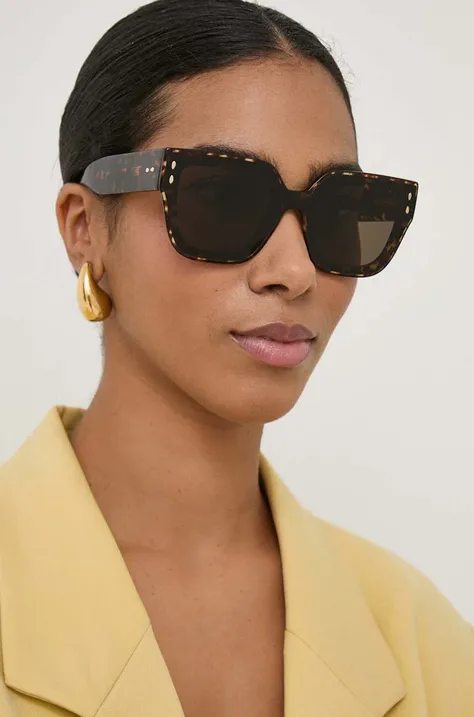 Sončna očala Isabel Marant ženski, rjava barva