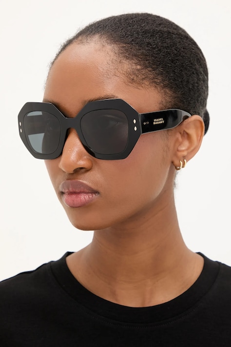 Isabel Marant okulary przeciwsłoneczne damskie kolor czarny