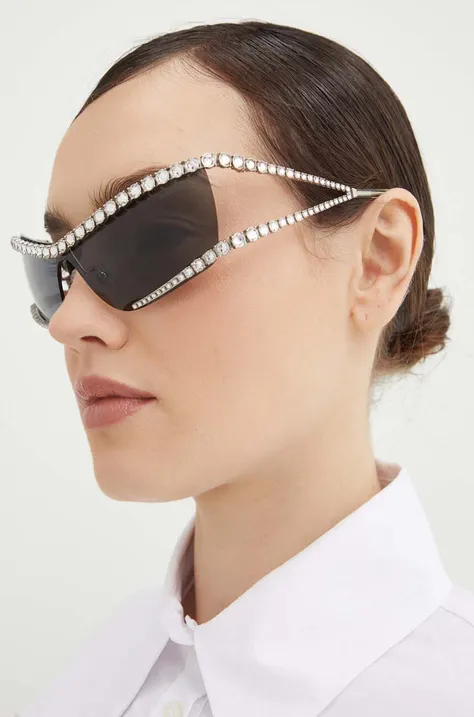 Swarovski okulary przeciwsłoneczne MATRIX damskie kolor czarny