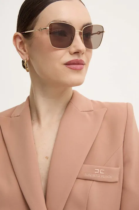 Сонцезахисні окуляри Furla жіночі колір золотий SFU714_580300