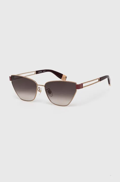 Сонцезахисні окуляри Furla жіночі колір золотий SFU717_6008FC
