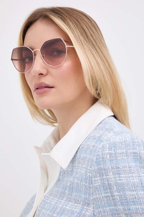 Guess ochelari de soare femei, culoarea roz, GU7867_5832F
