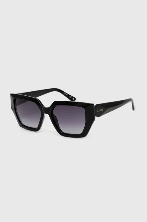 Sunčane naočale Guess za žene, boja: crna, GU7896_5301B