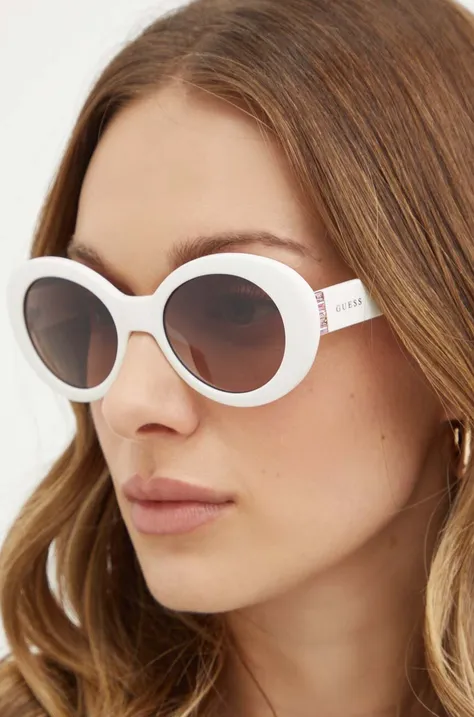 Сонцезахисні окуляри Guess жіночі колір бежевий GU7904_5121F