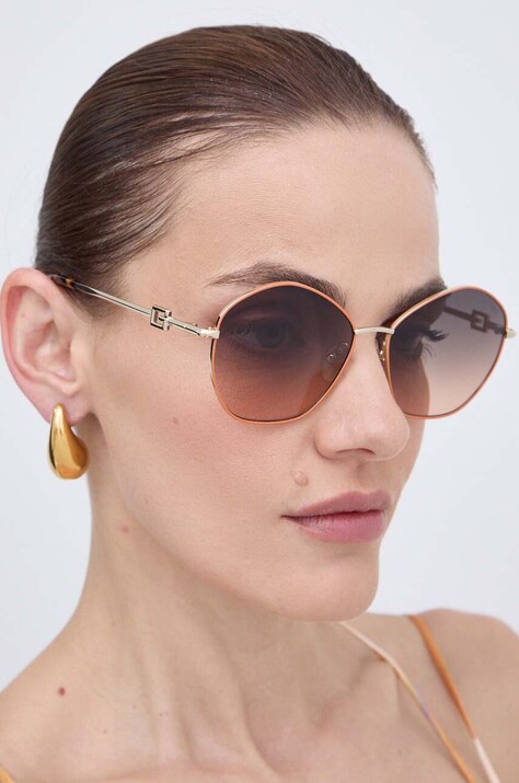 Солнцезащитные очки Guess женские цвет золотой GU7907_5944F