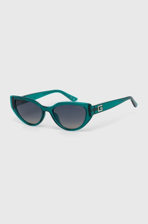 Guess okulary przeciwsłoneczne damskie kolor zielony GU7910_5296P