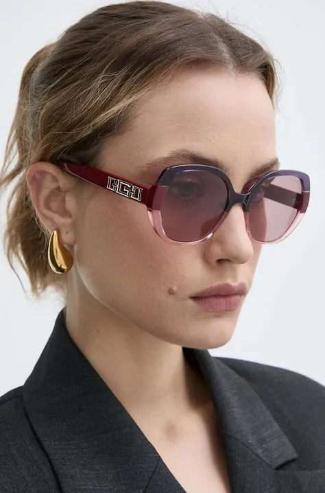 Sunčane naočale Guess za žene, boja: ružičasta, GU7911_5571Y