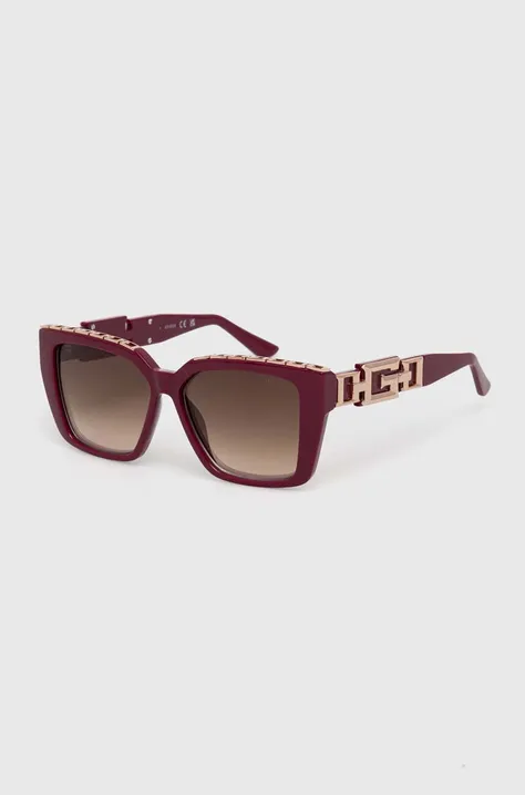 Сонцезахисні окуляри Guess жіночі колір фіолетовий GU7915_5569G
