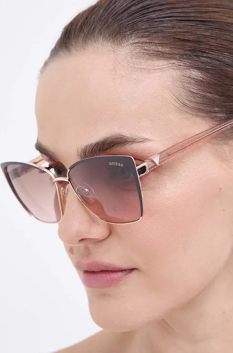 Сонцезахисні окуляри Guess жіночі колір бежевий GU7922_5705F