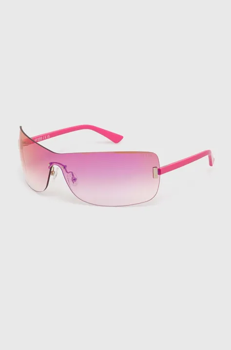Guess ochelari de soare femei, culoarea roz, GU8287_0072U