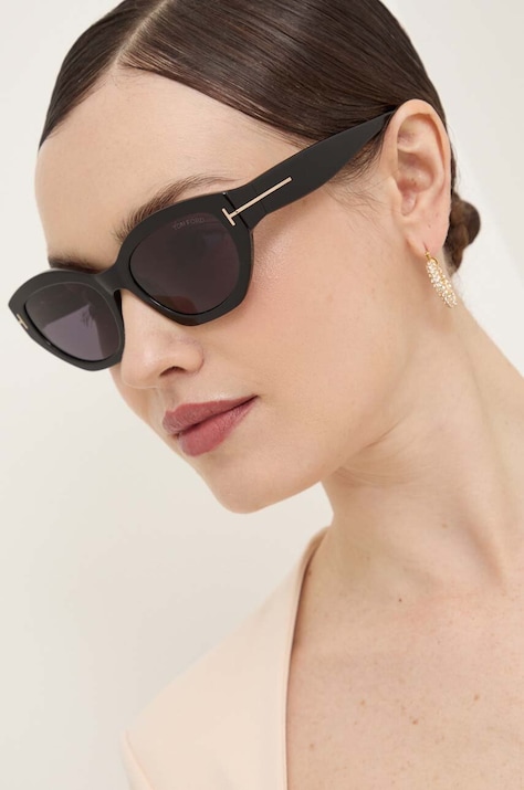 Sunčane naočale Tom Ford za žene, boja: crna, FT1086_5501A