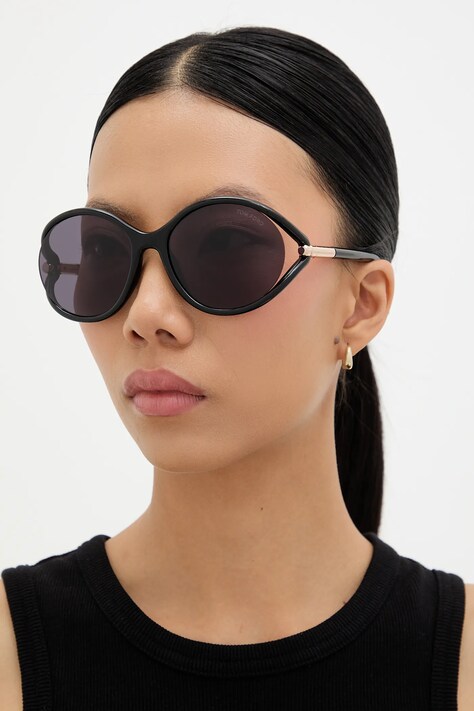 Sluneční brýle Tom Ford dámské, černá barva, FT1090_5901A